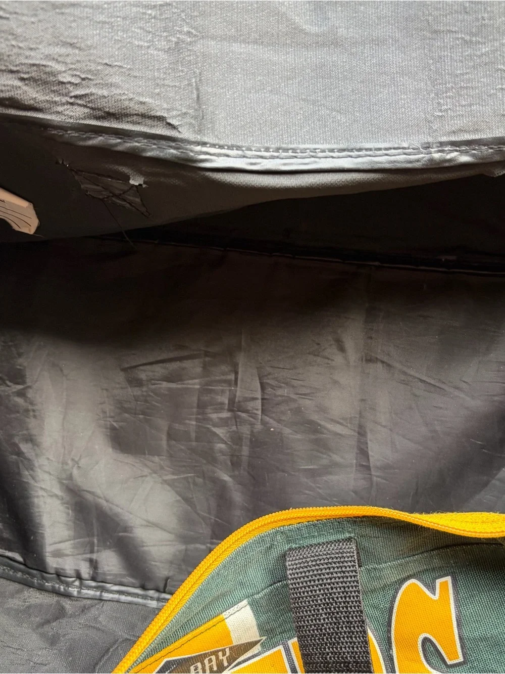 Vintage 90s Green Bay Packers NFL Football Gym Bag